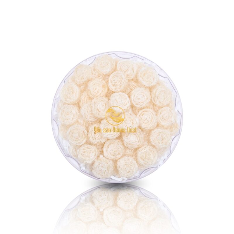 Yến Sào Khánh Hòa Nguyên Chất Yến Tinh Chế Viên Hoa Hồng Siêu Sợi Dewis Nest 100g