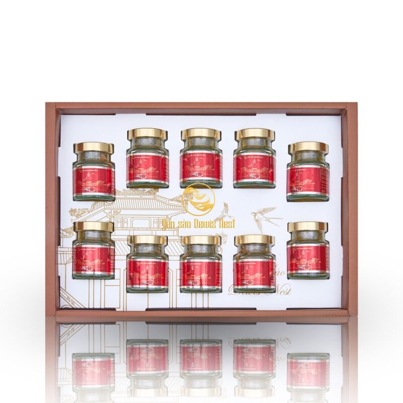 Set 10 Hũ Yến Chưng Sẵn Nguyên Chất