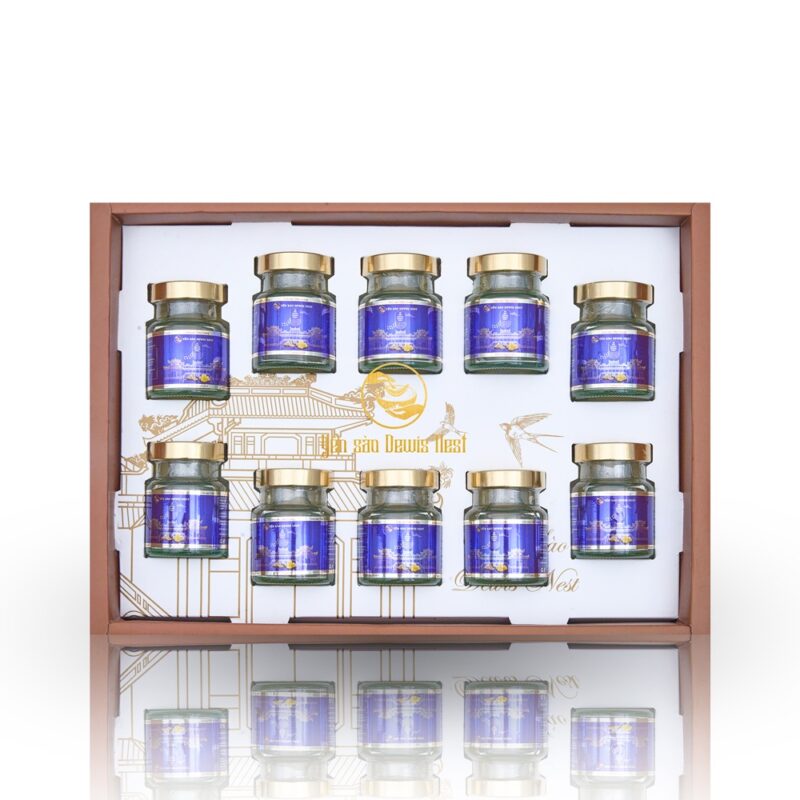 Combo 10 Hũ Yến Chưng Sẵn Nguyên Chất Yến Sào Dewis Nest