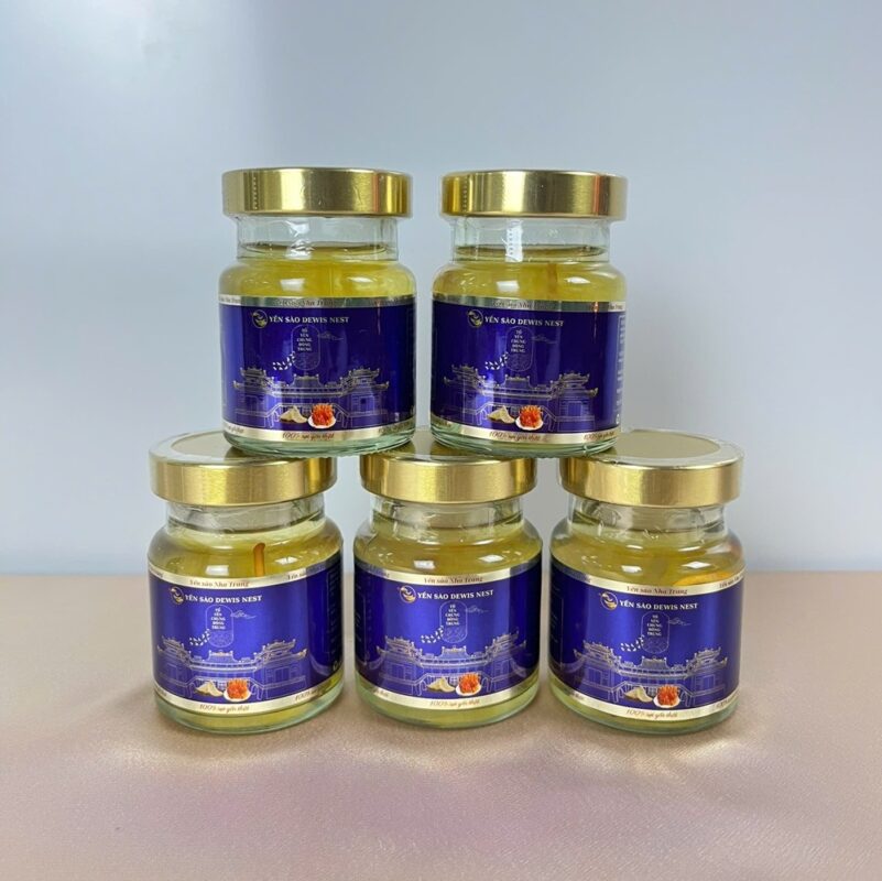 Tổ Yến Chưng Nguyên Chất -Yến Sào Dewis Nest hũ 70ml Vị Nấm Đông Trùng